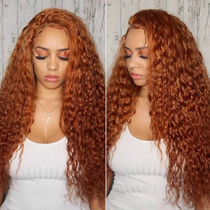 Ginger Water Wave Wig – HD Lace 13x4