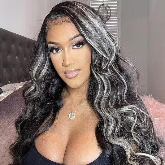 Blonde Highlight Lace Wig HD Lace & Glueless