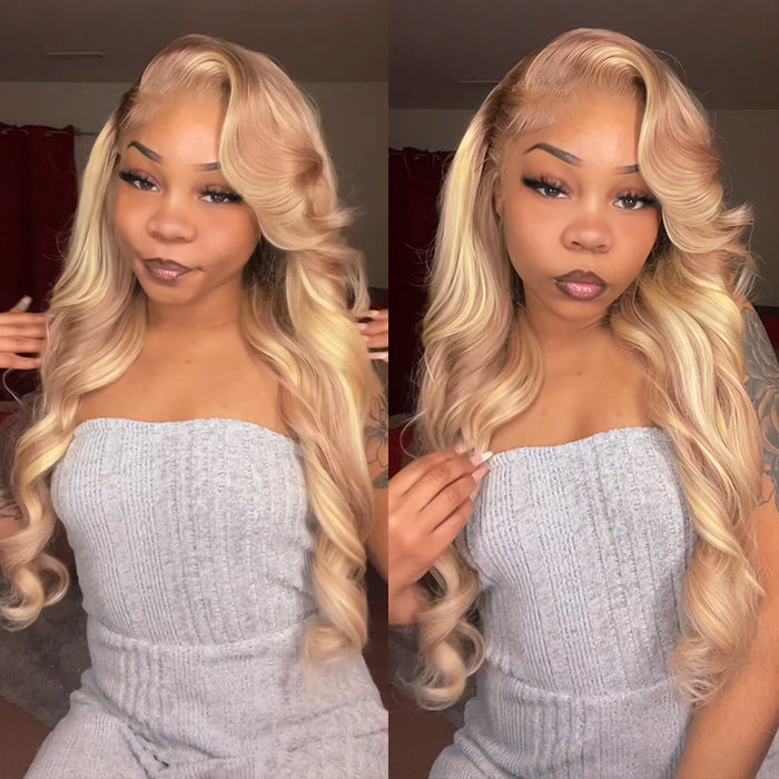 Blonde Highlight Lace Wig HD Lace & Glueless