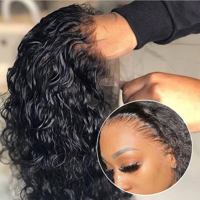 Short Water Wave Bob Wig – 13x4 HD Lace