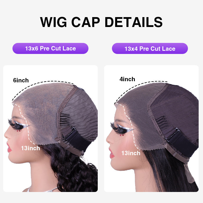 Water Wave Lace Wig – Glueless 13x6 HD Fit