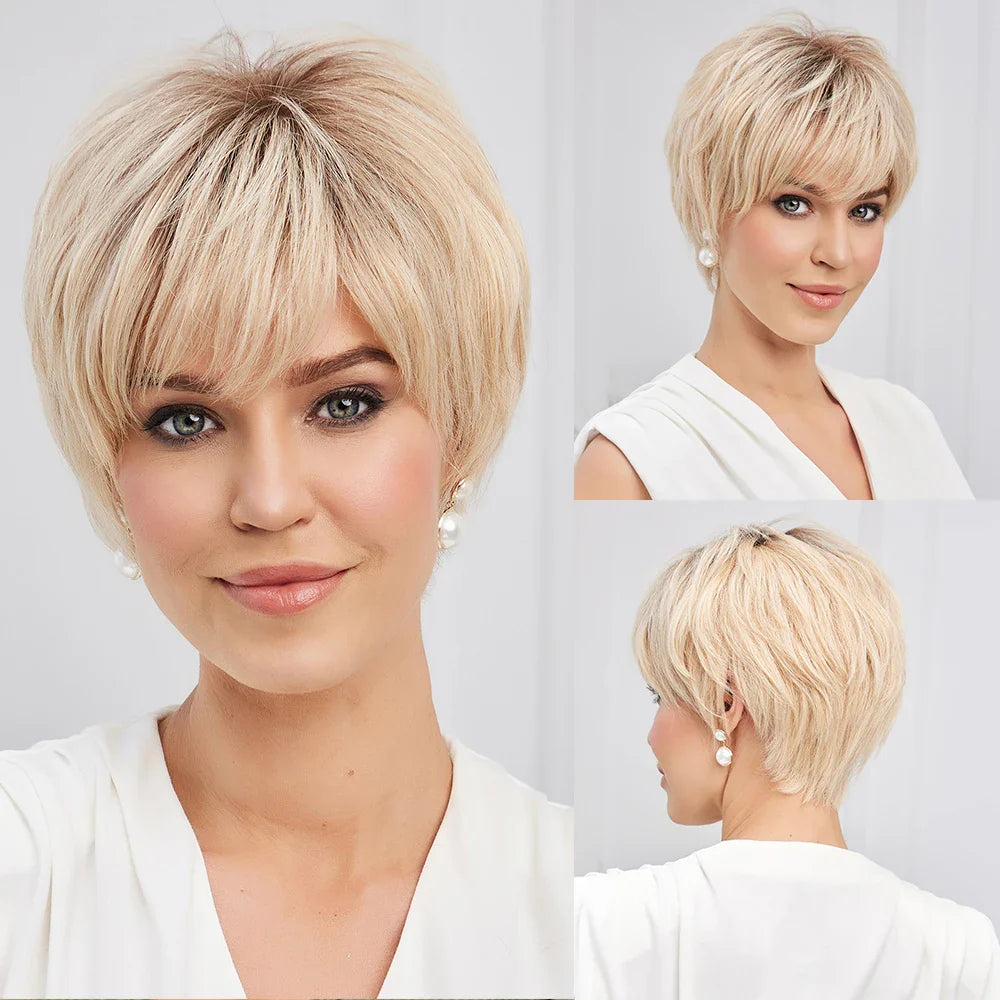 Elegance Pixie Wig – HD Lace Remy Hair