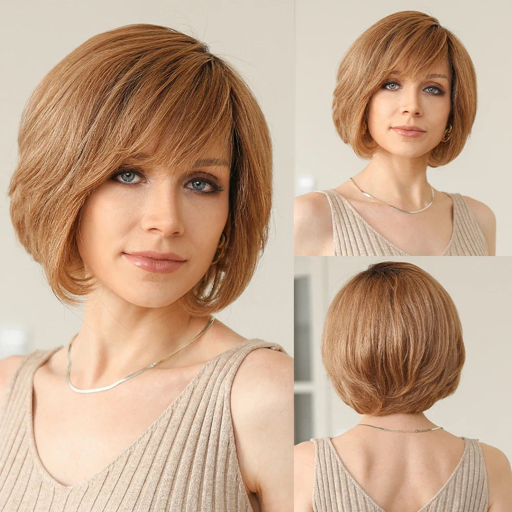 Short Ombre Bob HD Lace Wig