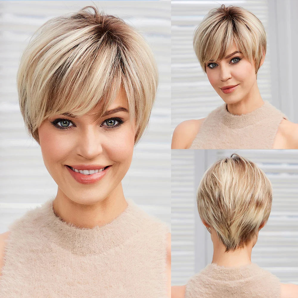 Elegance Pixie Wig – HD Lace Remy Hair