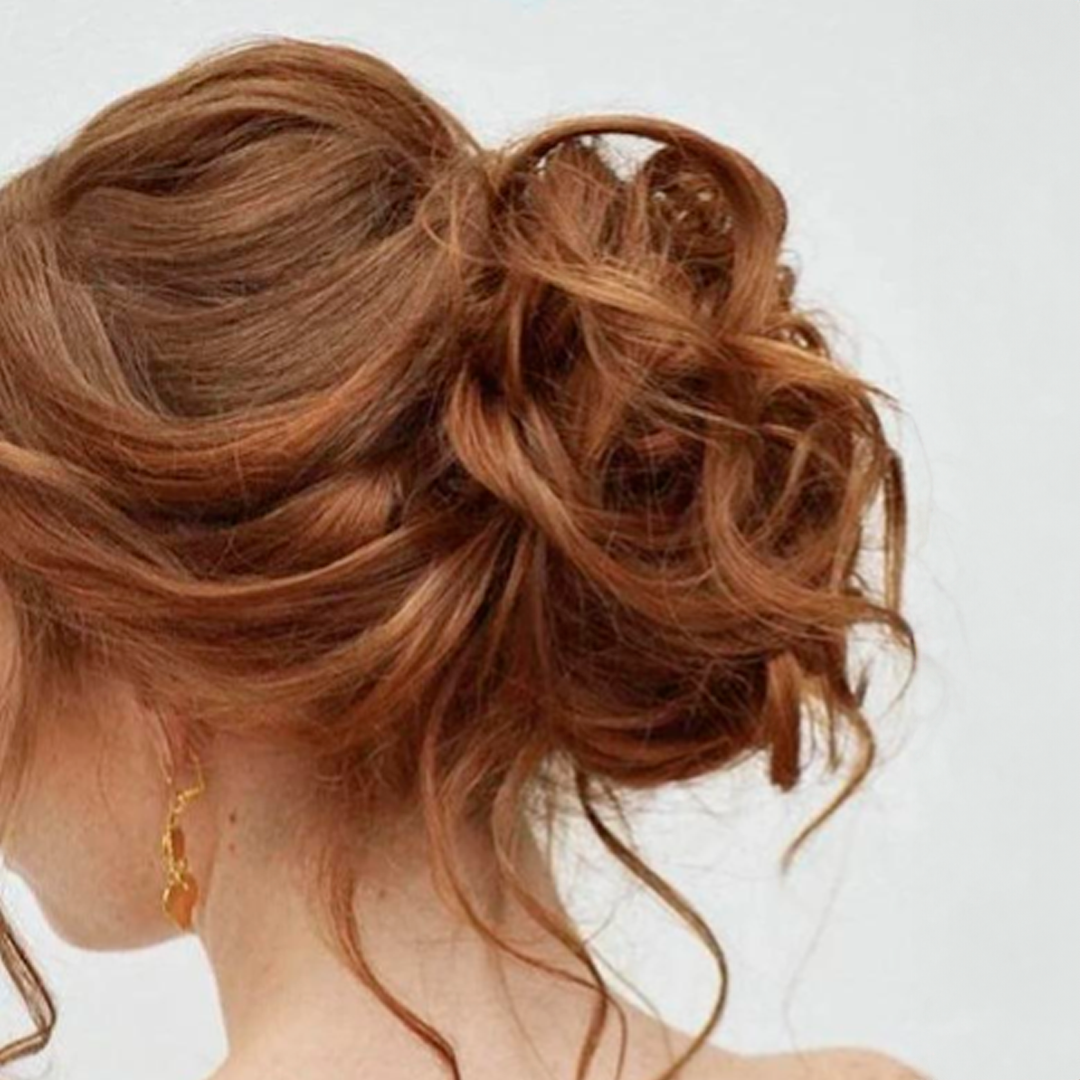 Curly Bun Hairpiece with Elastic – Instant Volume in Synthetic Fiber