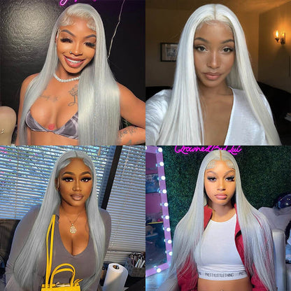 Grey 13x4 HD Lace Front Wig