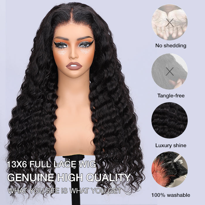 13x4 HD Lace Deep Wave Wig