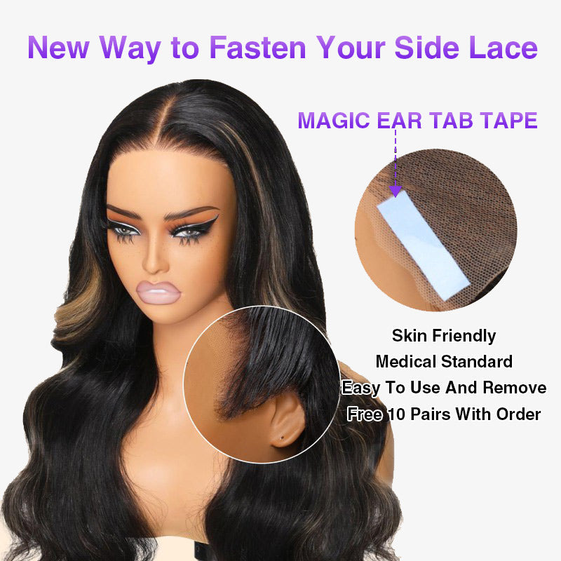 Glueless Body Wave Wig with Transparent Lace