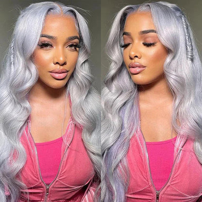 Grey 13x4 HD Lace Front Wig