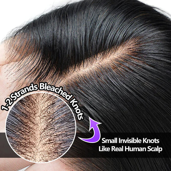 Natural Black Straight Wig – Glueless Fit