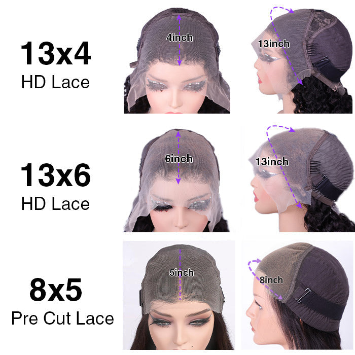 Butterfly Cut Straight Wig – HD Lace with Curtain Bangs