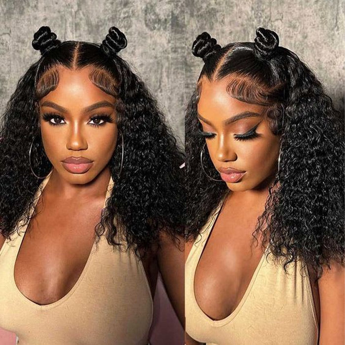Short Water Wave Bob Wig – 13x4 HD Lace
