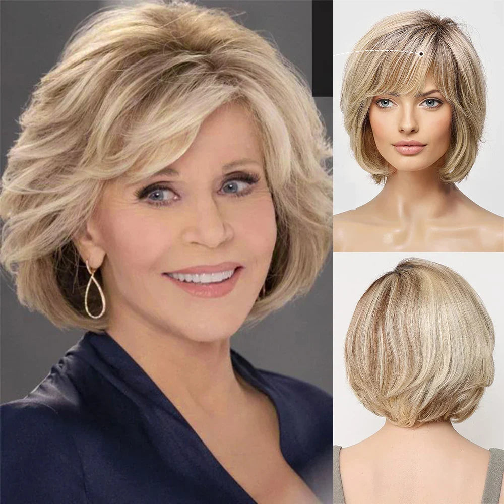 Short Ombre Bob HD Lace Wig