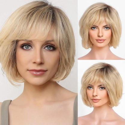 Short Ombre Bob HD Lace Wig