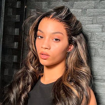 Glueless Body Wave Wig with Transparent Lace