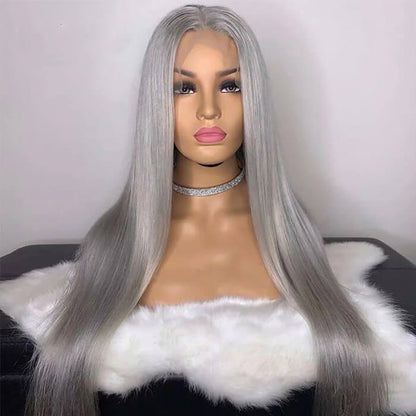 Grey 13x4 HD Lace Front Wig